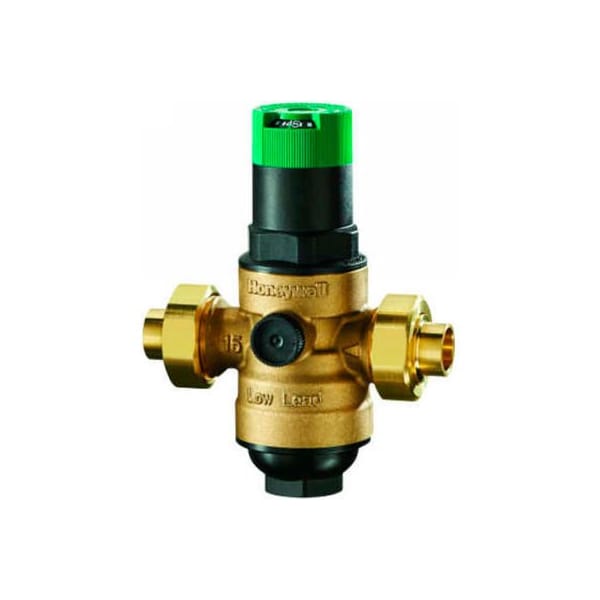 Resideo Honeywell 3/4in DS06 Dialset Low Lead Pressure Regulating Valve - Single Union NPT DS06-101-SUT-LF - main